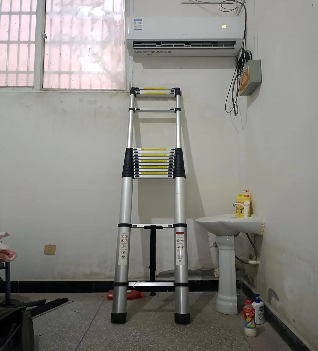 23FT Aluminum Telescoping Extension Ladder F881608