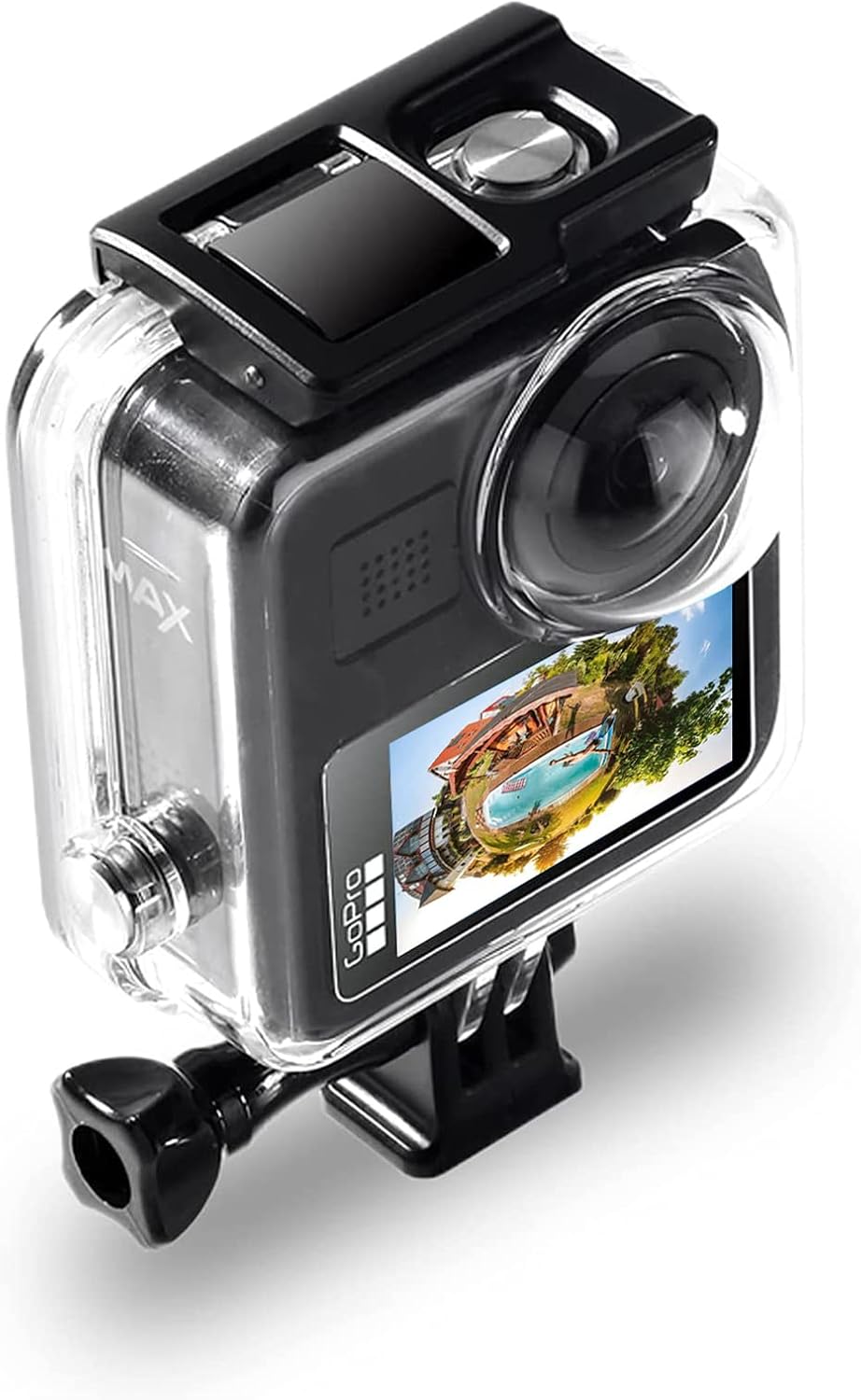 Waterproof Underwater Diving Protective Housing Case with Bracket Accessories V3292