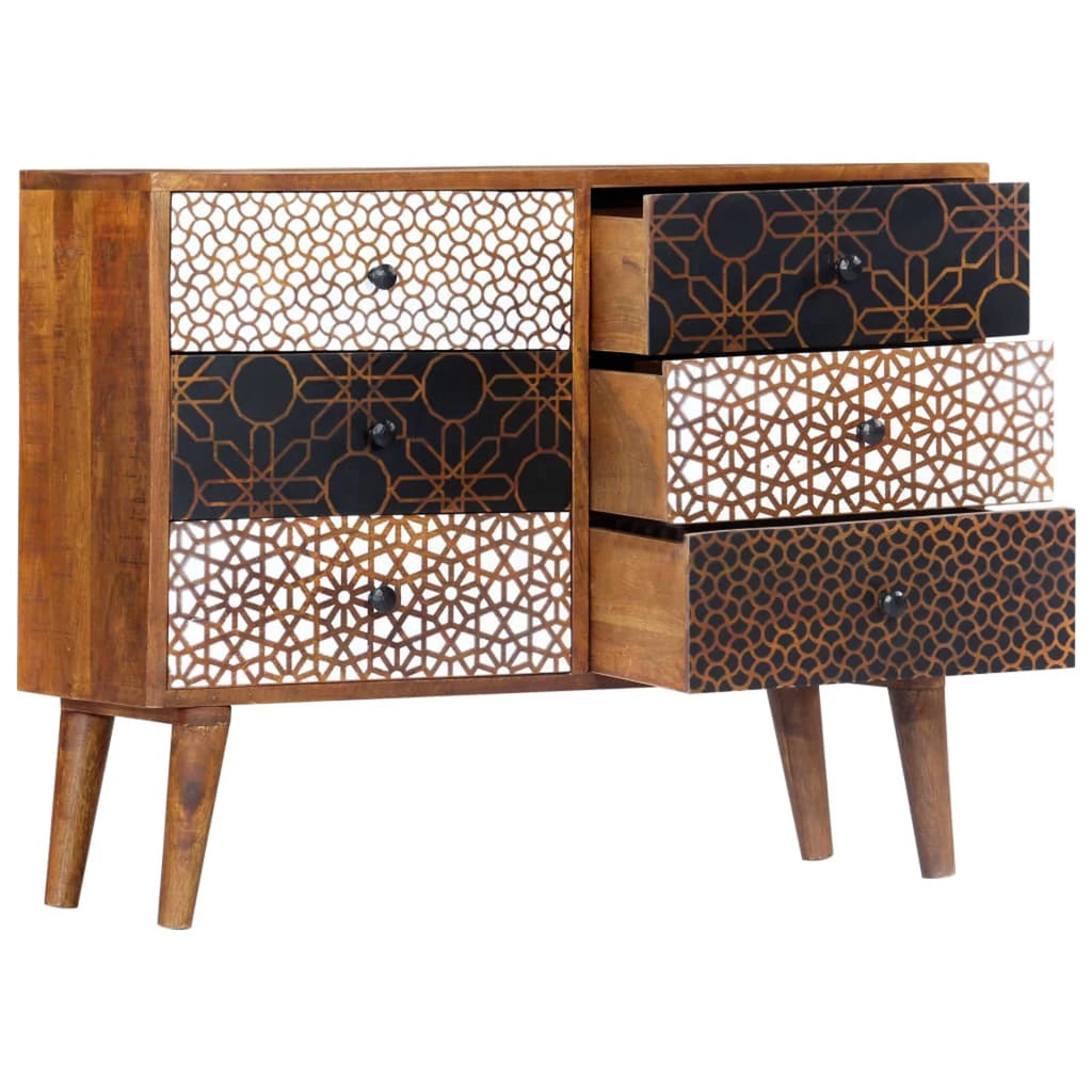 Wooden Sideboard with 6 Storage Drawers P179