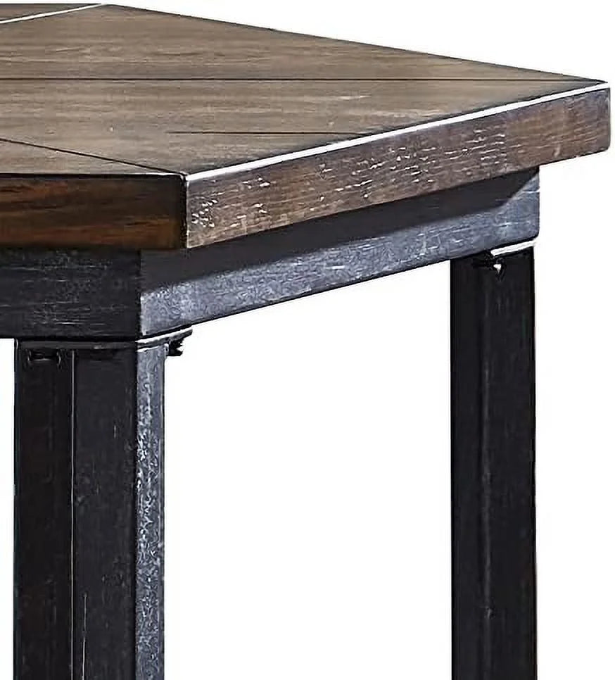 Mocha Hexagonal End Table D8941