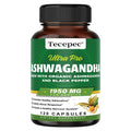 Organic Ashwagandha Capsules 1950mg with Black Pepper Extract 120 Capsules J37812