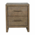 Reclaimed Pine 2 Drawer Nightstand M57065