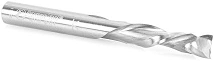 CNC Solid Carbide Compression Spiral 1/4 Dia x 7/8 x 1/4 Shank Pack of 2 J2755