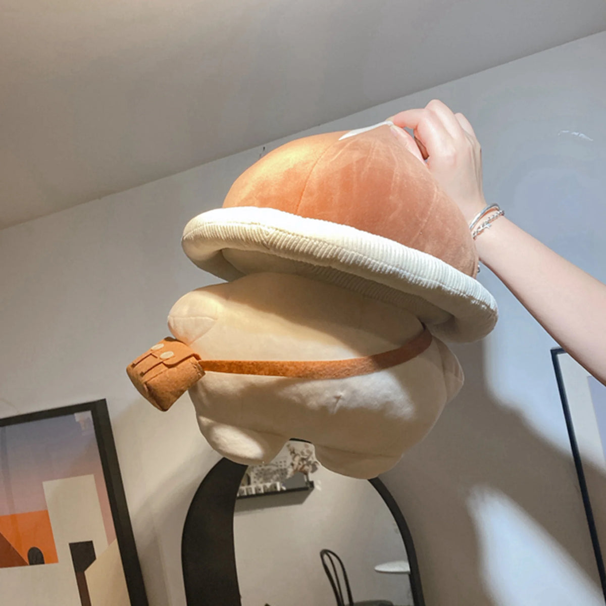 Soft Plush Mushroom Doll Pillow V861504