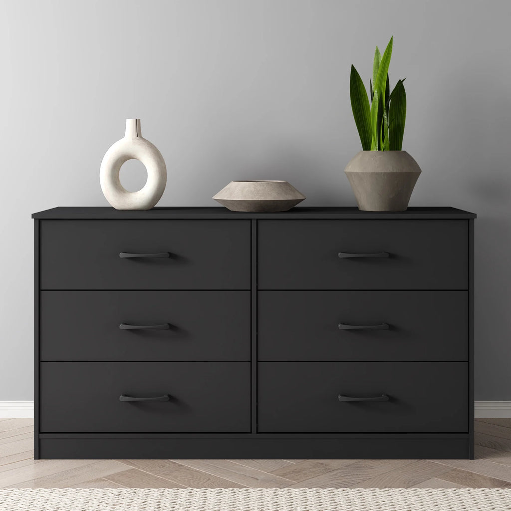 White 6 Drawer Dresser M486348