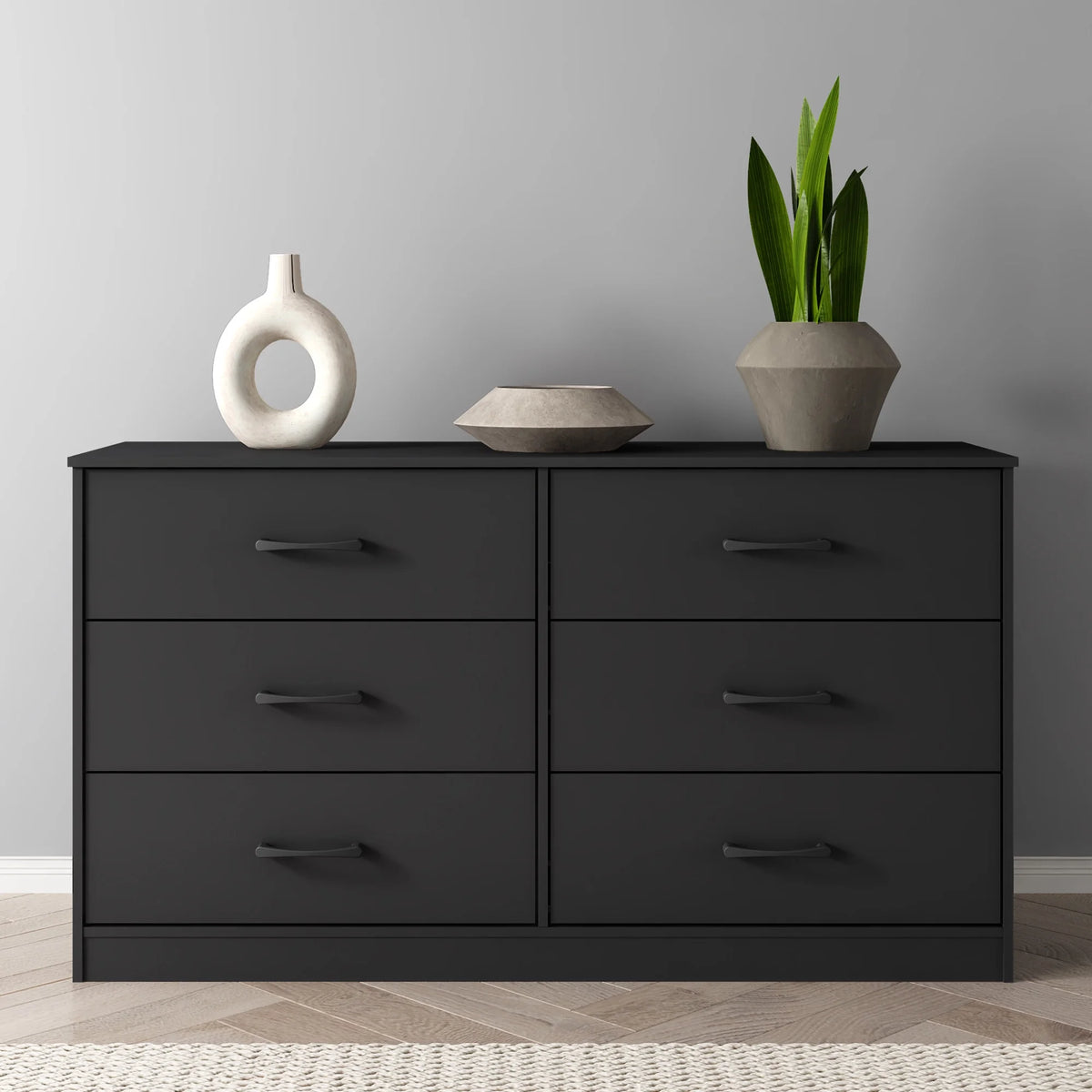 White 6 Drawer Dresser M486348