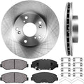 Premium OE 5 Lug Brake Rotors with Ceramic Pads and Hardware O352540