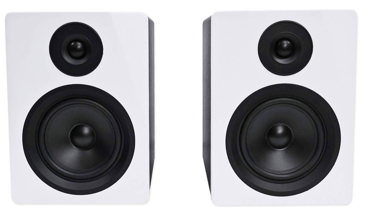 5.25" 2-Way Powered Studio Monitor Speakers Pair P263309