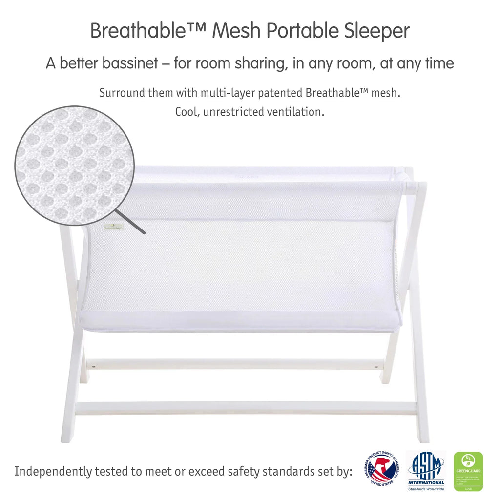 White Breathable Mesh Portable Sleeper G941743