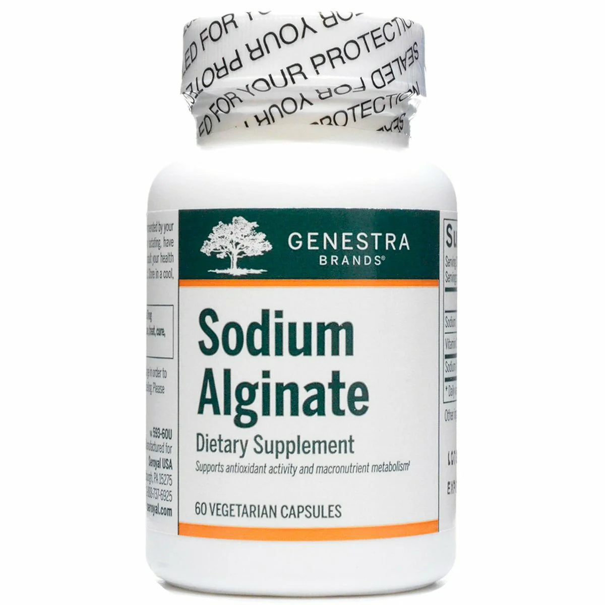 Sodium Alginate 400 mg 60 vcaps X548134
