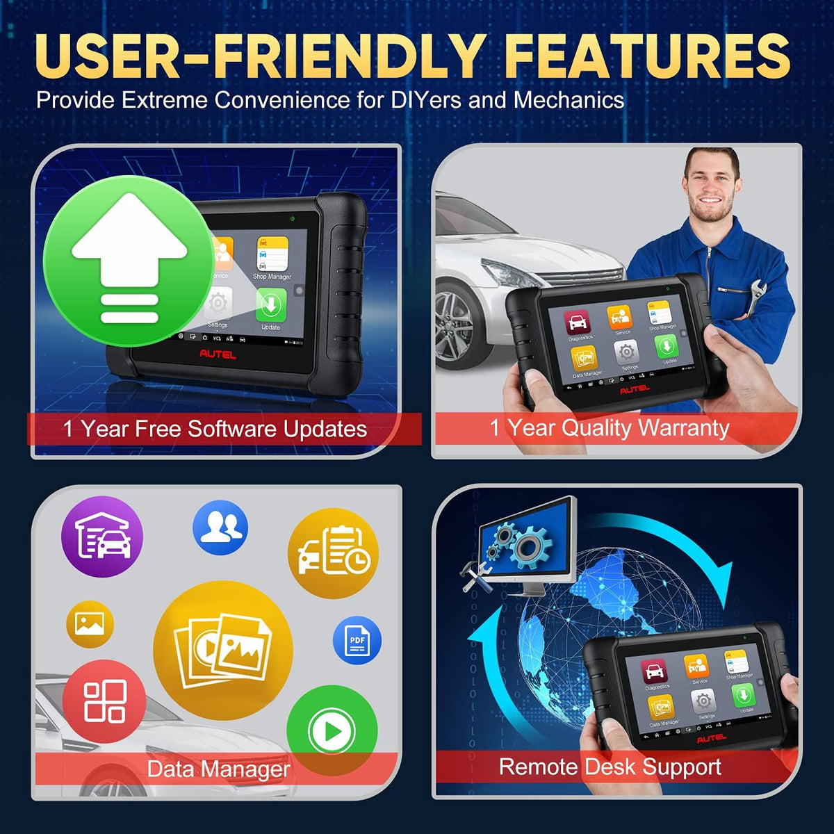 Bi-Directional Control Full Systems Automotive Scan Tool T88364