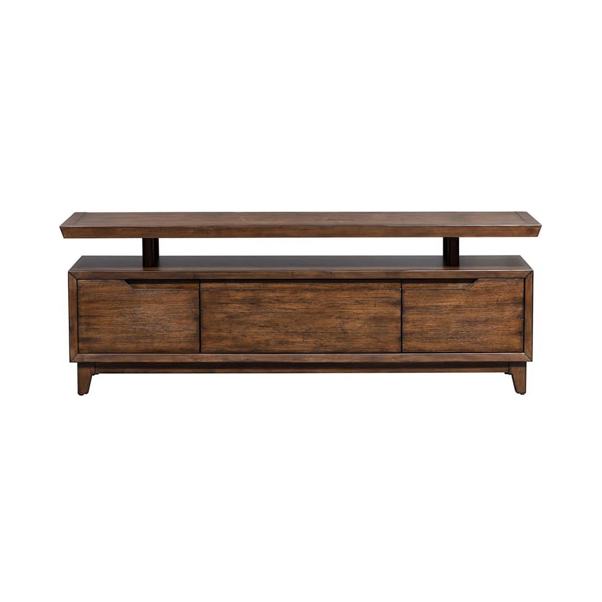 Modern Wood TV Console in Mahogany A690722