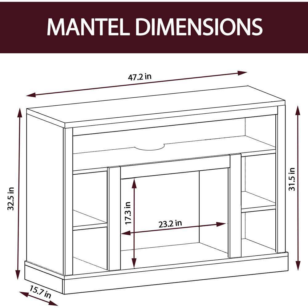 Mahogany Mantel Electric Fireplace G199223