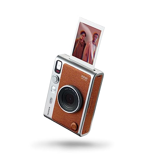 Brown Instant Camera with Instant Film, 32GB microSD and Camera Case M47487