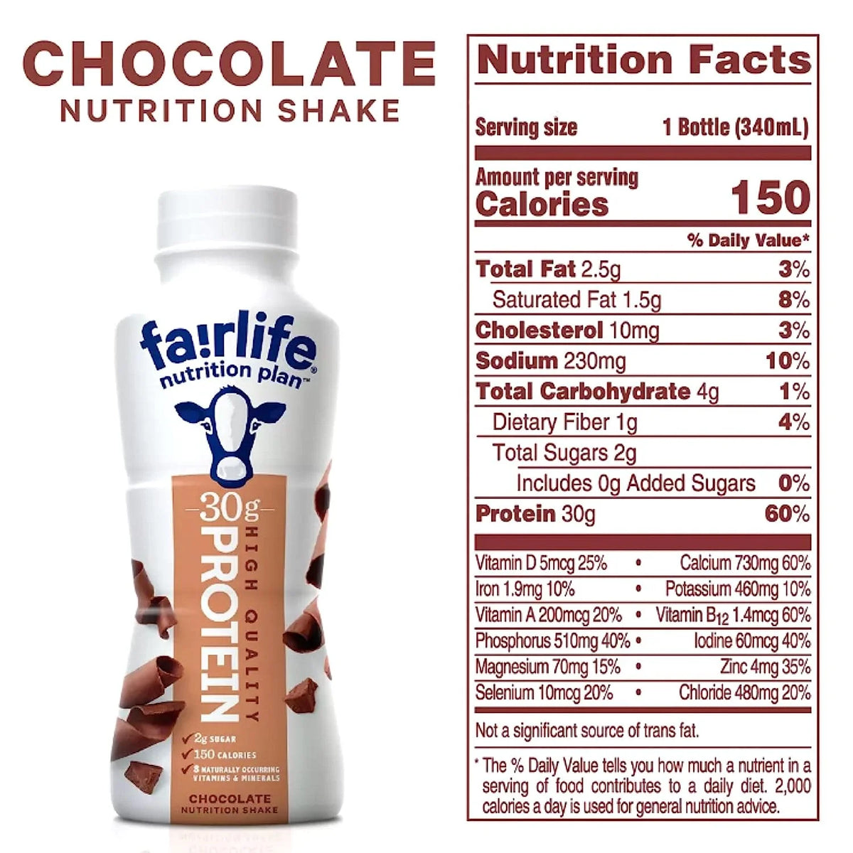 High Protein Chocolate Shake 12 pk J230132