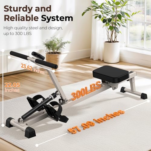 Adjustable Hydraulic Rowing Machine 300LBS A305740