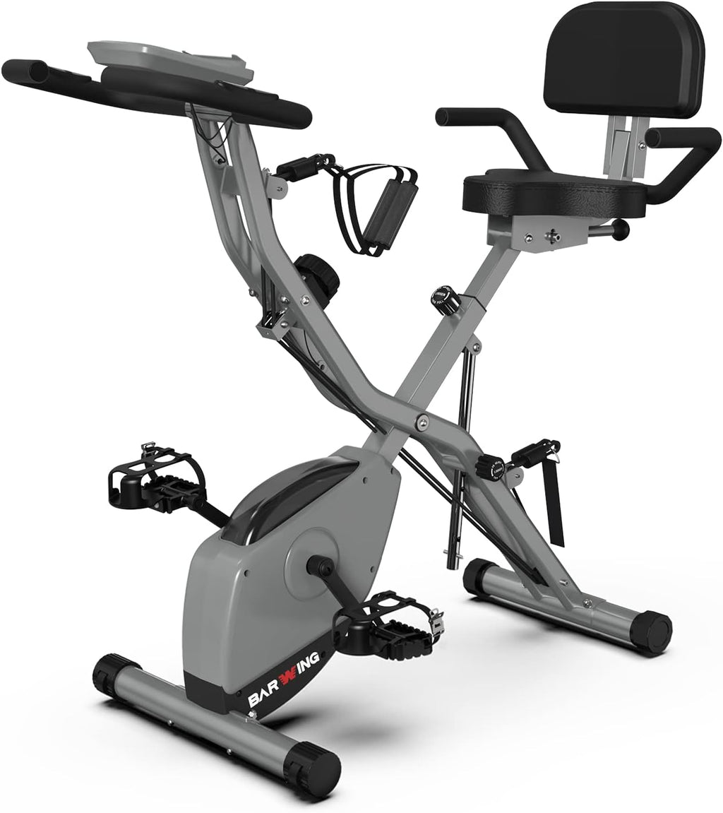 4 IN 1 Foldable Exercise Bike with Magnetic Resistance F353