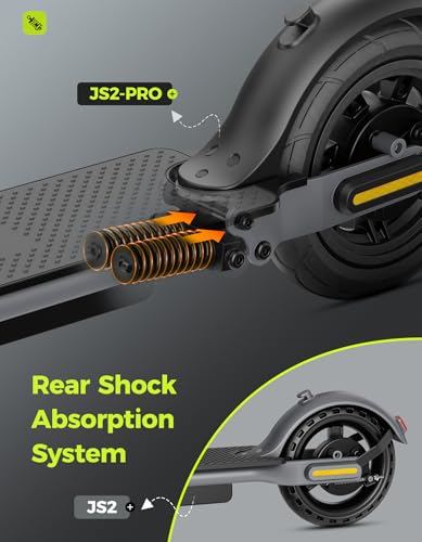 Electric Scooter, 25 Miles Range, 22MPH Max Speed, 850W Peak, 8.5"/10" Solid Tires, Dual Braking System P25524