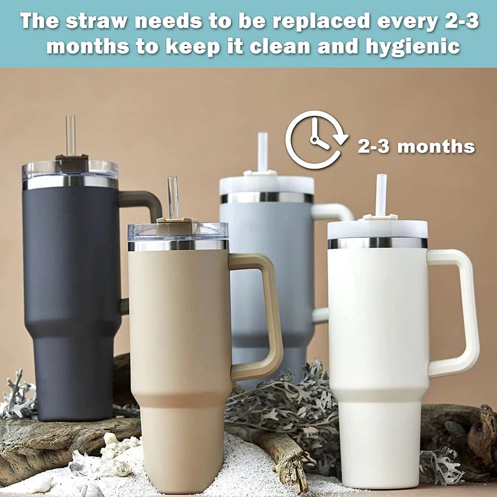 40 OZ Stainless Steel Insulated Travel Tumbler with Straw Q7336