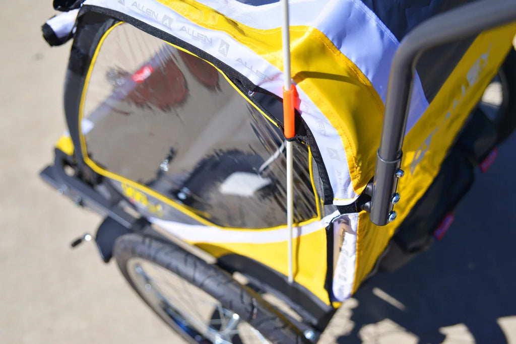 Steel 2-Child Bicycle Trailer and Stroller C738
