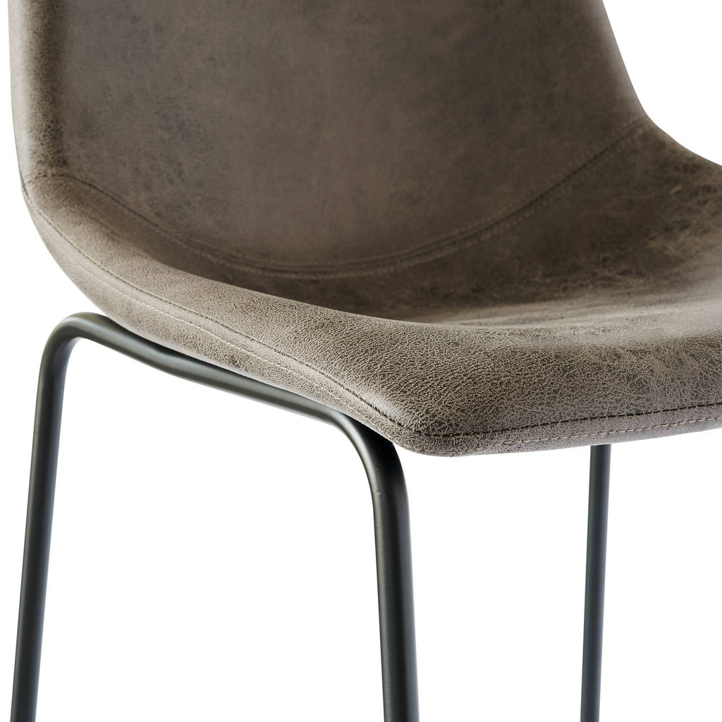 Metal Bar Stool Set, Gray A701