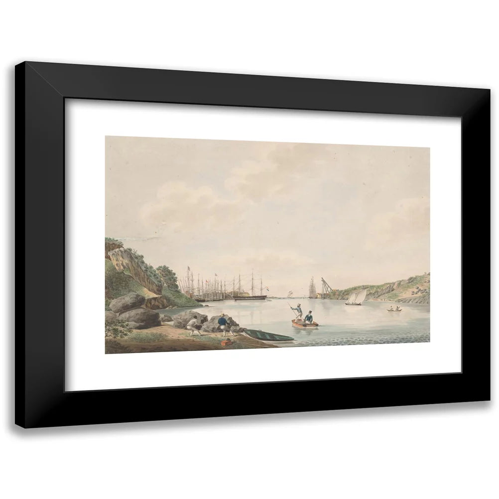 Black Modern Framed Art Print G361