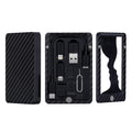 Carbon Fiber Modular Portable Electronic Tool Kit with Type-C Cable Adapters and SD Card Reader G71472