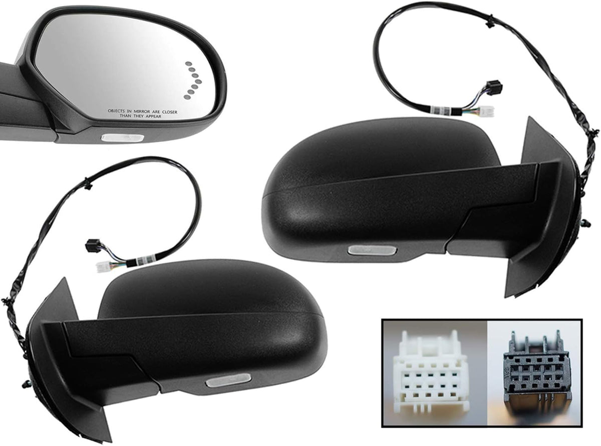 Power Folding Heated Memory Mirror with LED Signal G73392