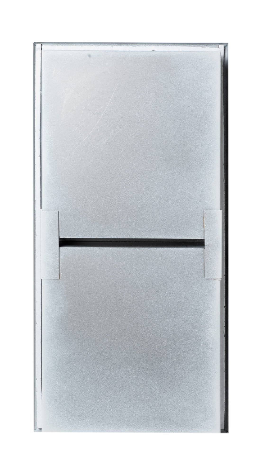 12 x 24 Stainless Steel Double Shelf Bath Shower Niche Matte White J871