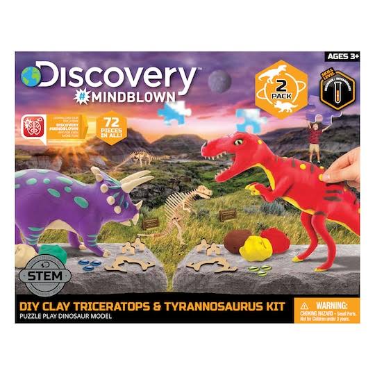 DIY Clay Triceratops & Tyrannosaurus Kit Z69345