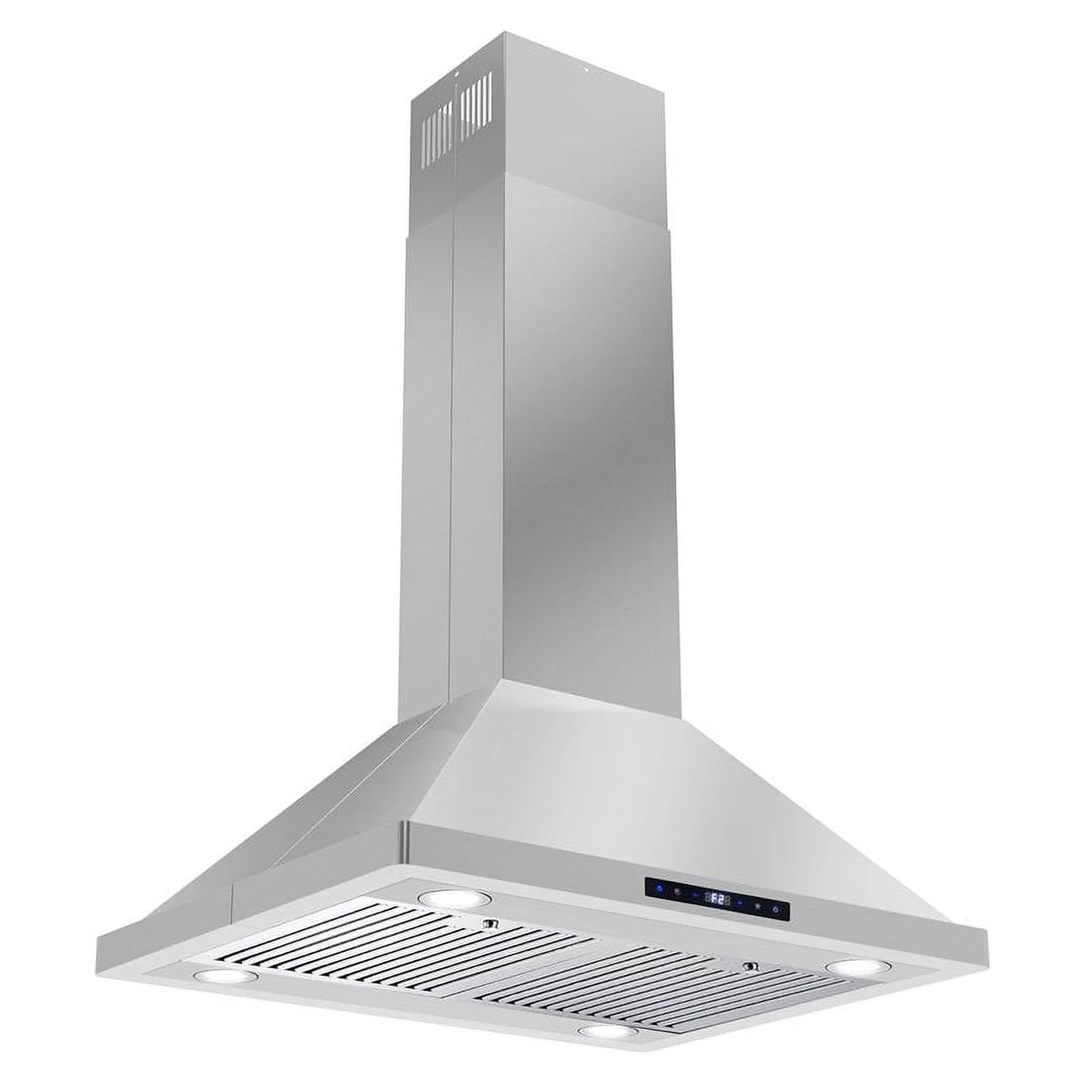 30" 380 CFM Ductless Island Range Hood in Stainless Steel D768