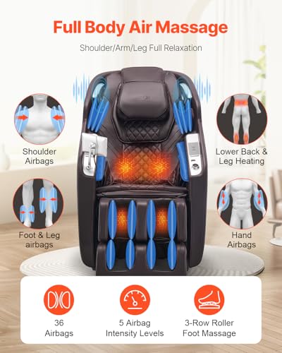 4D Full Body Zero Gravity Massage Chair with Heat L10682