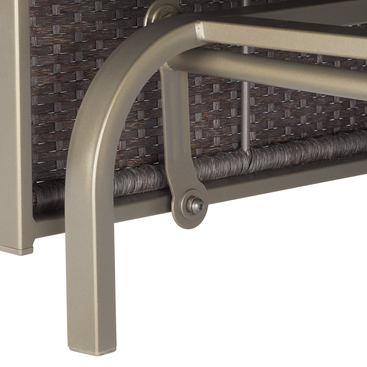 Steel Outdoor Glider Loveseat Z465