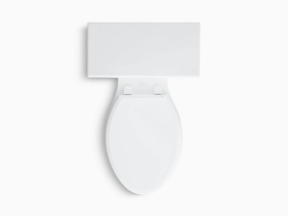 Black Two Piece Elongated Toilet K2295