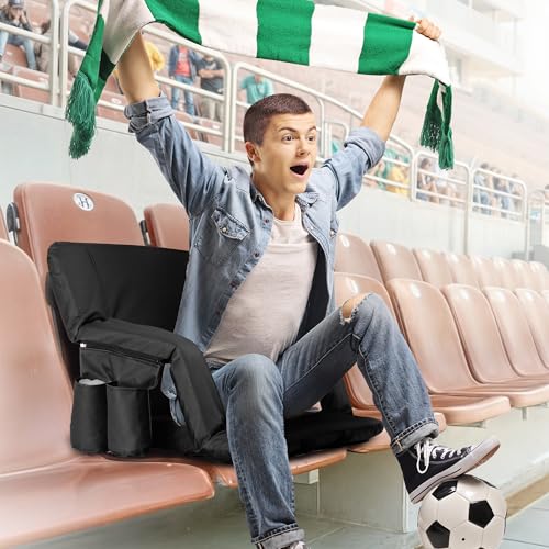 20.5"/25" Wide Padded Stadium Seat with Back Support B29743