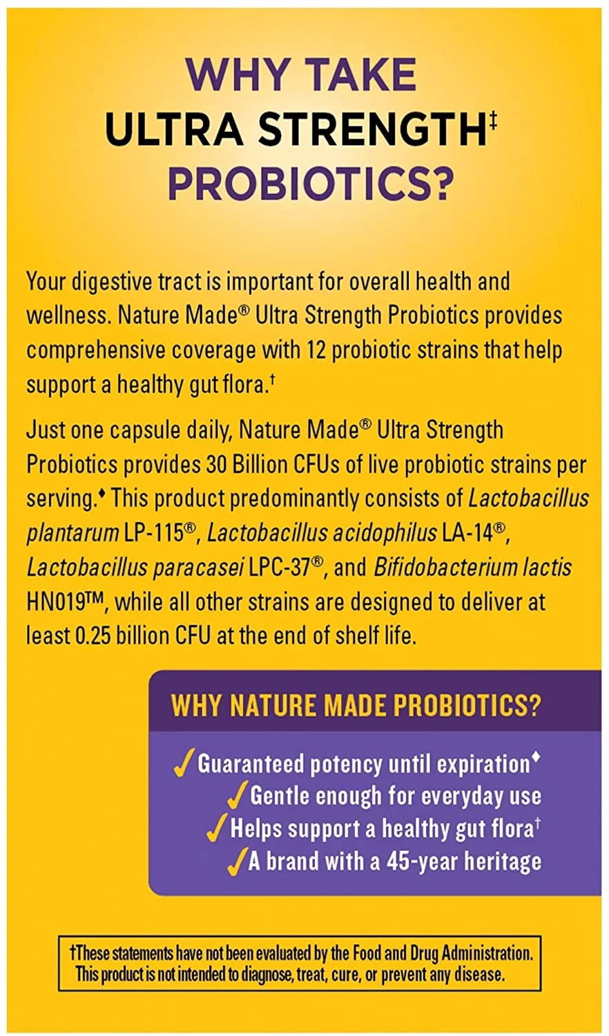 Ultra Strength Probiotic Capsules Pack of 6 G67323