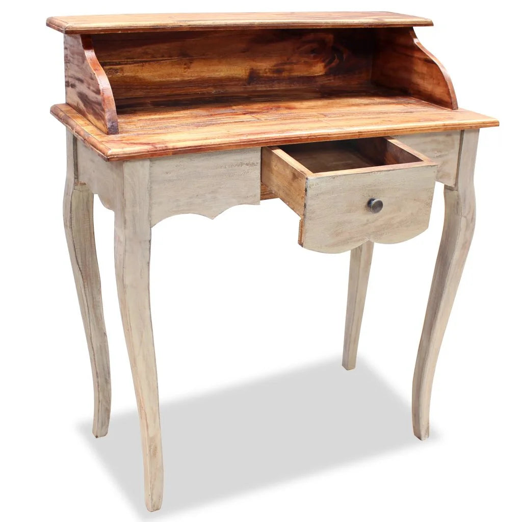 Solid Reclaimed Wood Writing Desk X291