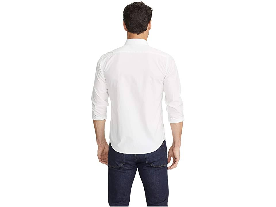 White Wrinkle Free Relaxed Fit Shirt W7513