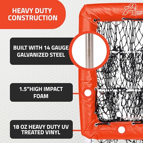 Baseball Pitching Net with Strike Zone A1179