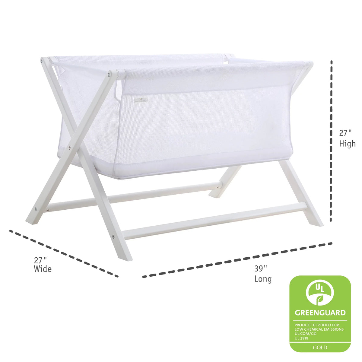 White Breathable Mesh Portable Sleeper G941743