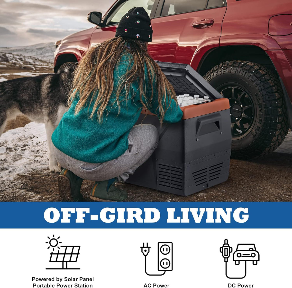 Portable 12 Volt Refrigerator Freezer N2857