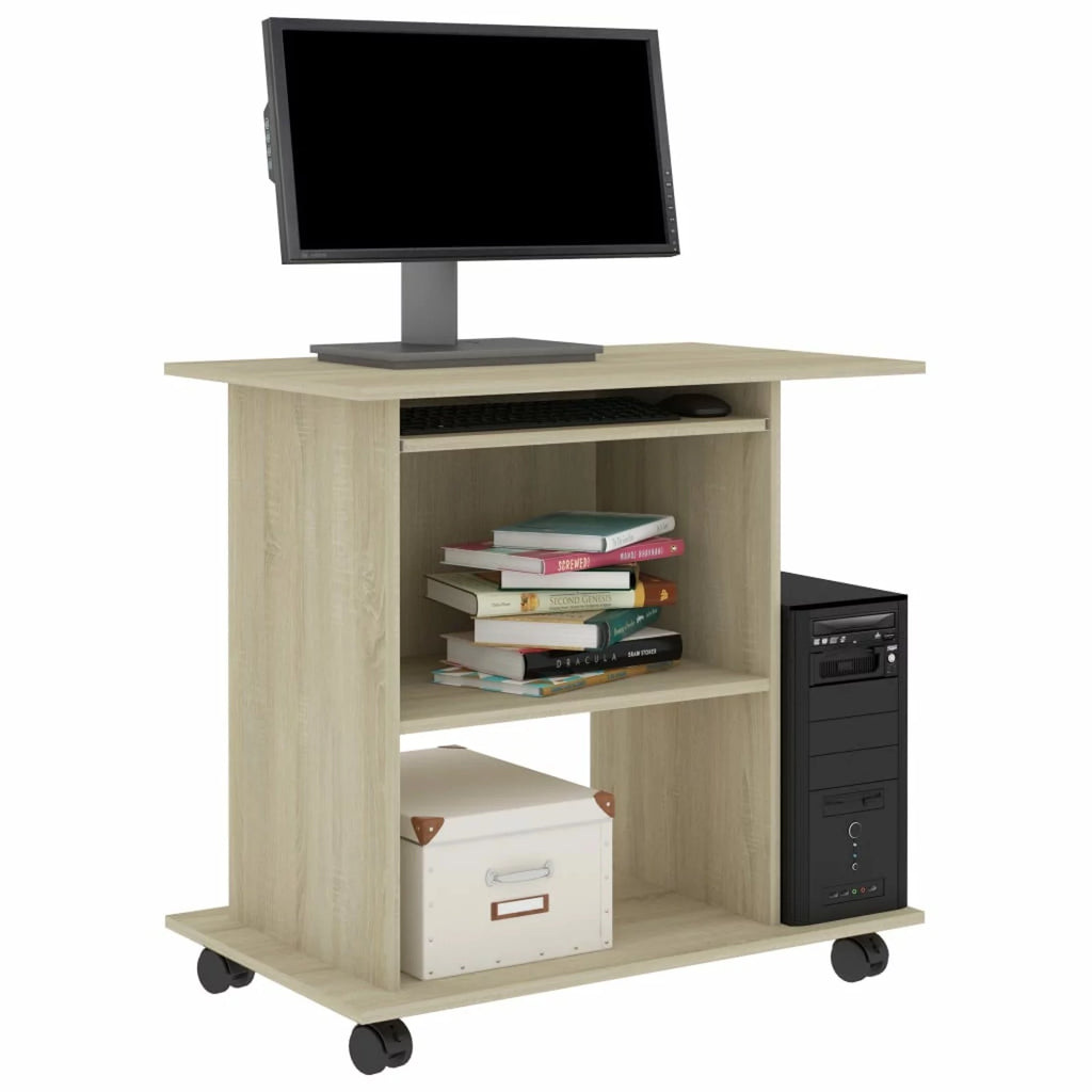 Computer Desk with Keyboard Tray and CPU Tower P167867