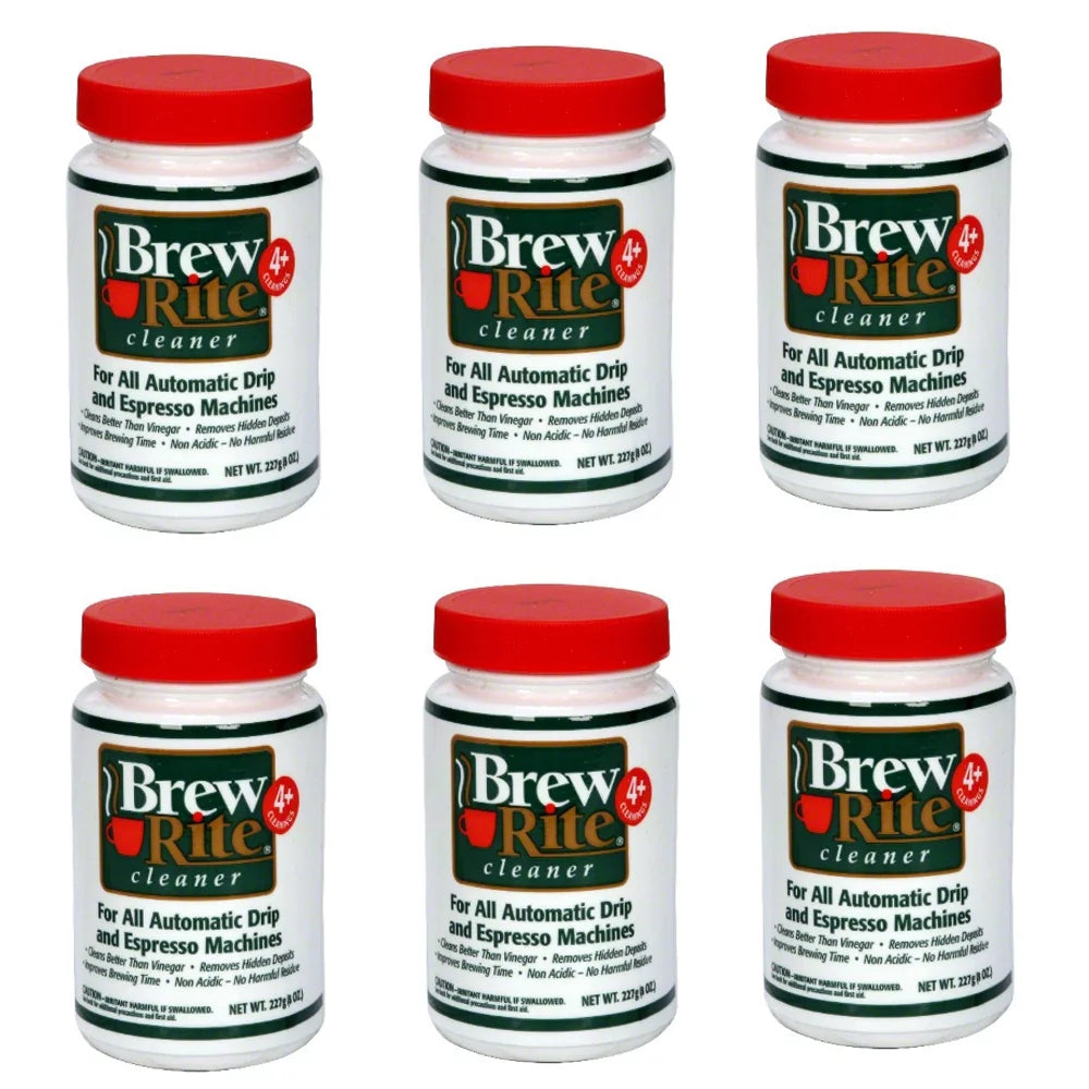 6 Brew Rite Cleaner for Coffee and Espresso Machines J37727
