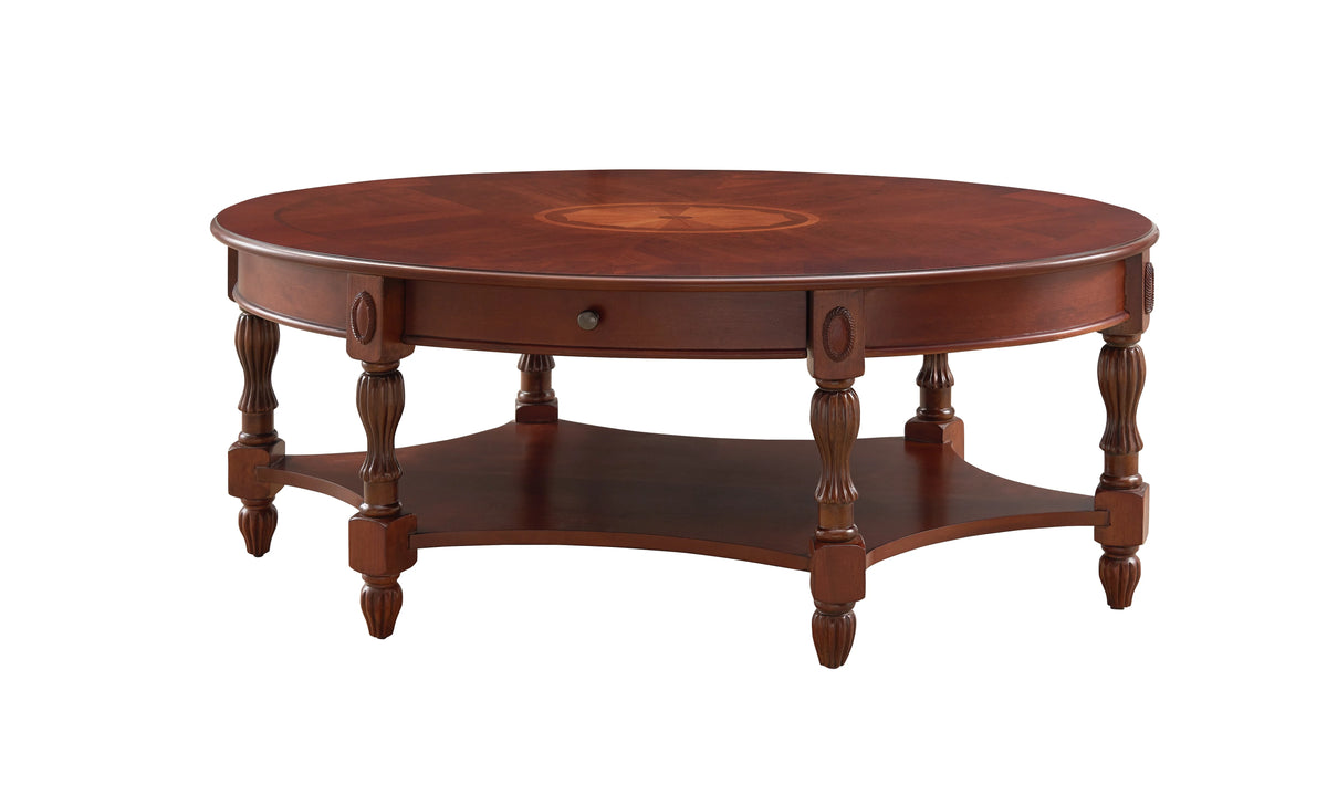 Solid Wood Coffee Table with Drawer M198