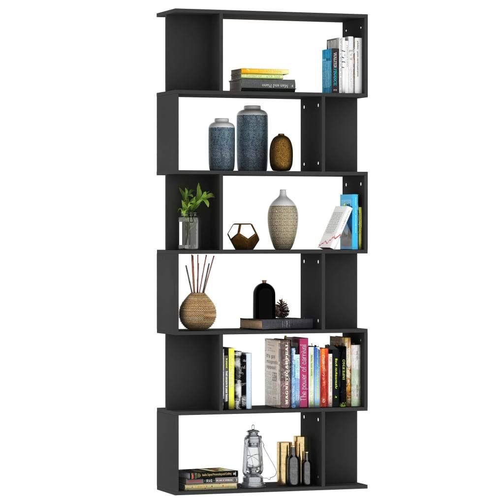 White and Sonoma Oak Chipboard Book Cabinet Room Divider B2992