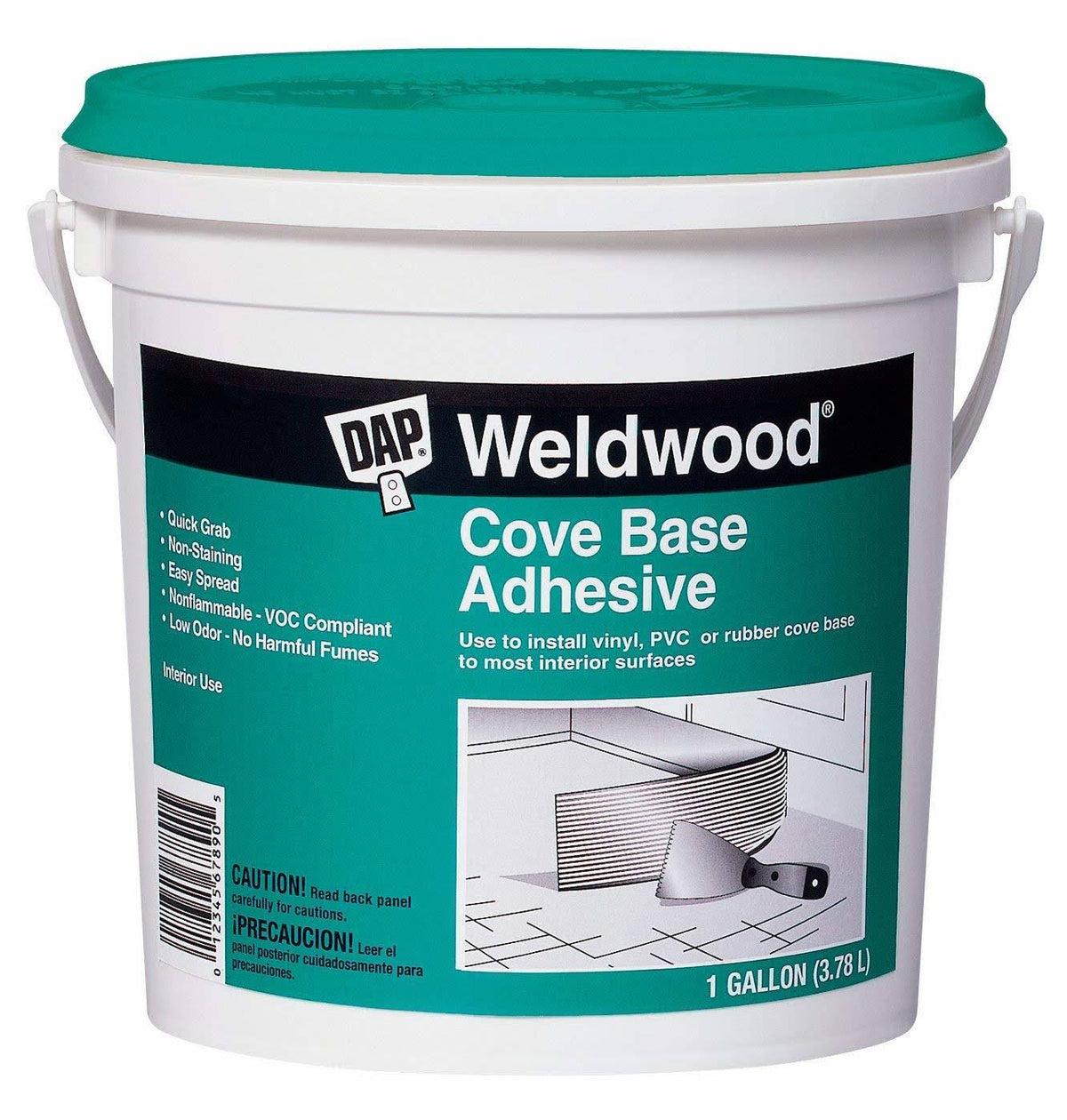 Off-White Cove Base Adhesive B5731