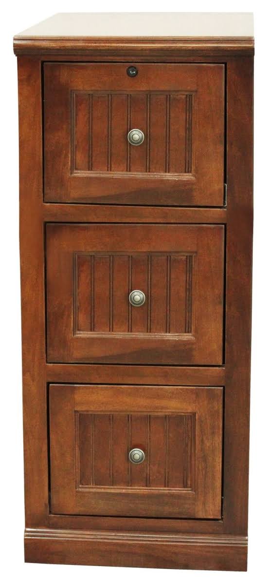 European Ivory 3 Drawer File Cabinet Y822572