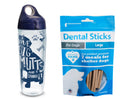 24 oz Water Bottle with Navy Lid A39010