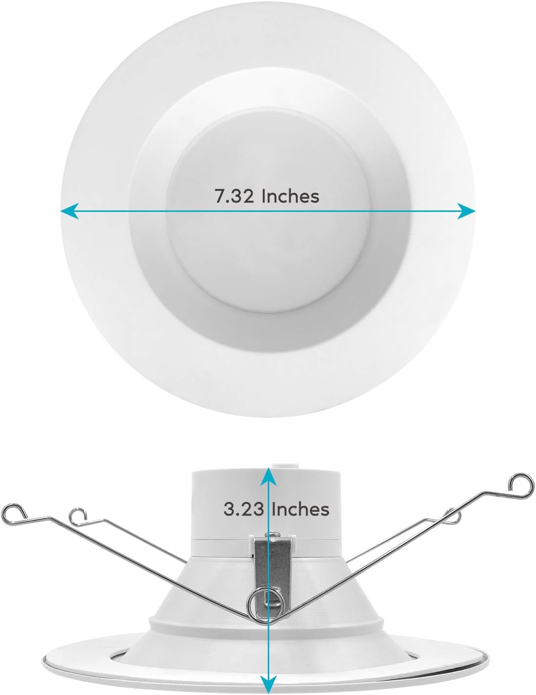 5/6 Inch LED Recessed Retrofit Downlight, 14W, Color Selectable, Dimmable, 12 Pack G759