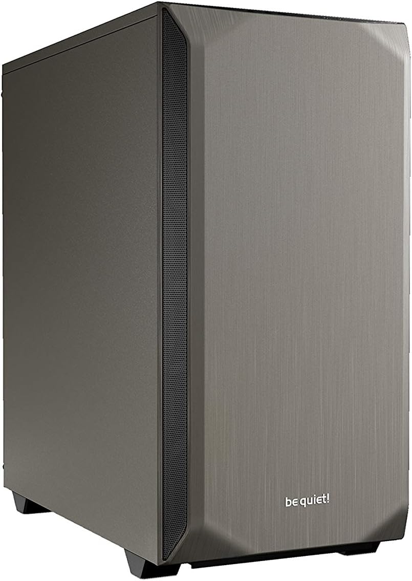 Black Mid Tower ATX Case with Tempered Glass Window O703